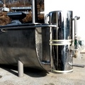 Butterheater 2,000 liters for the melting of palm oil in boxes of 20 kg (160108)